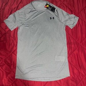 Under Armour Men's Light Gray Short Sleeve Tee